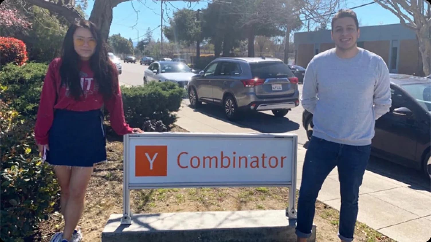 Deel CEO Alex Bouaziz and Deel CRO Shuo Wang at YC