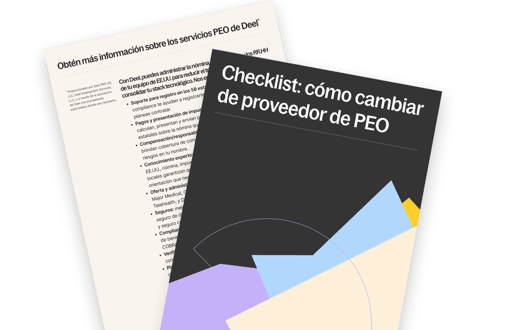 checklist cómo cambiar de proveedor de peo