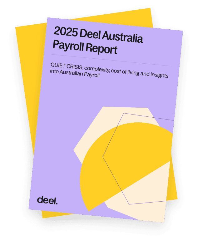 2025 Deel Australia Payroll Report cover image