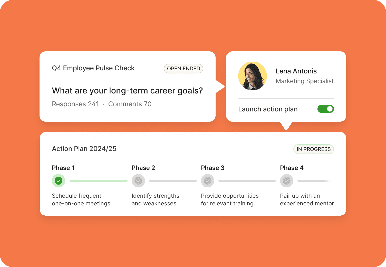 Engage survey module features