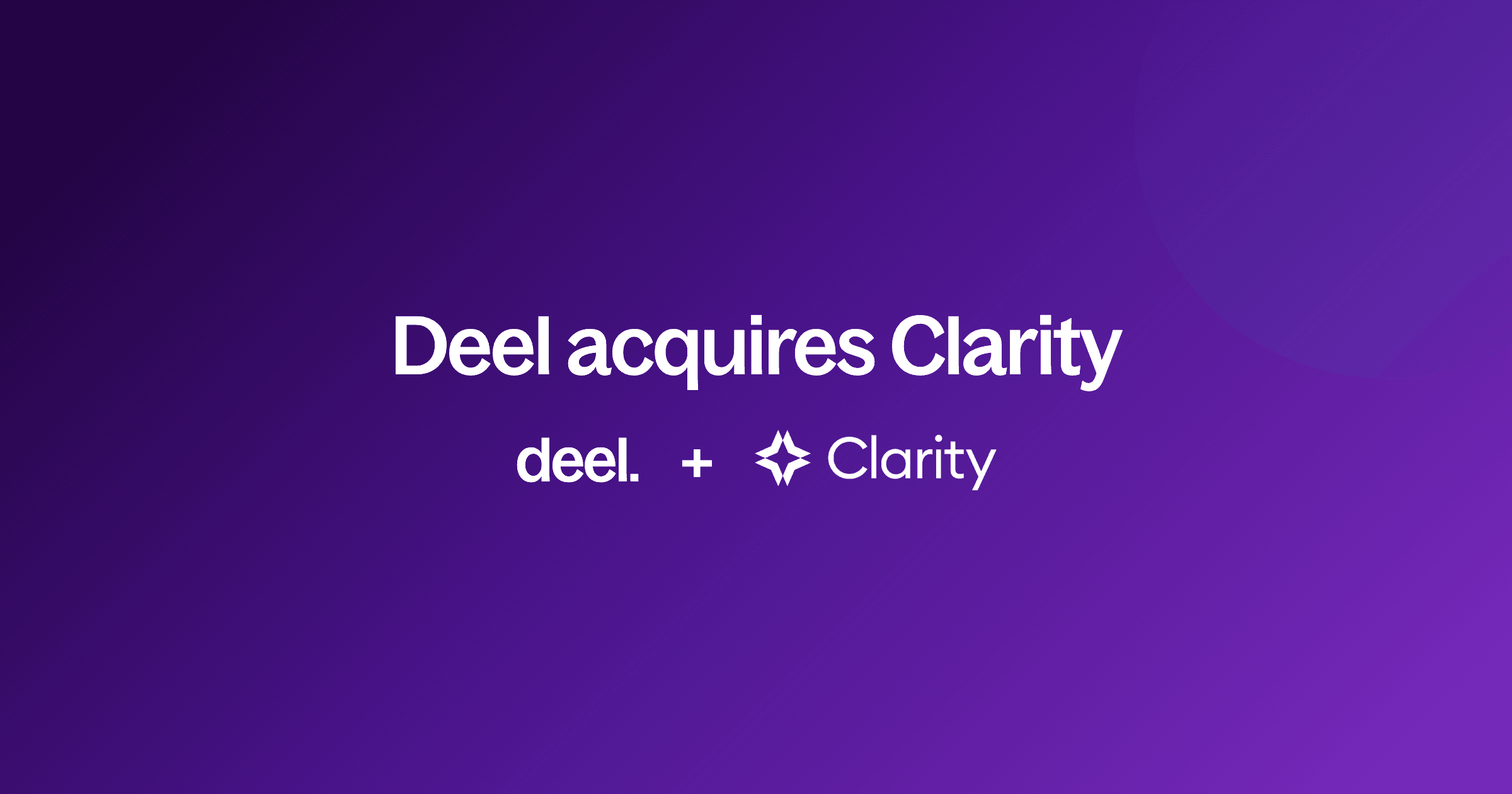 Deel Acquires Clarity