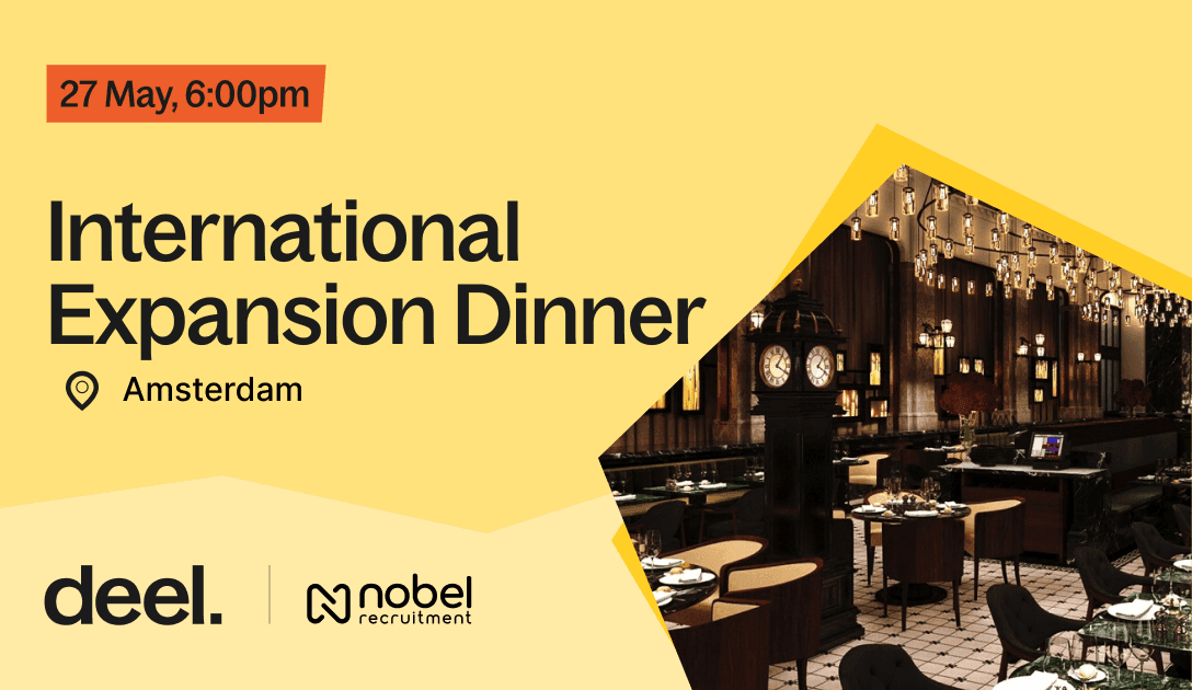 International Expansion Dinner Nobel Recruitment