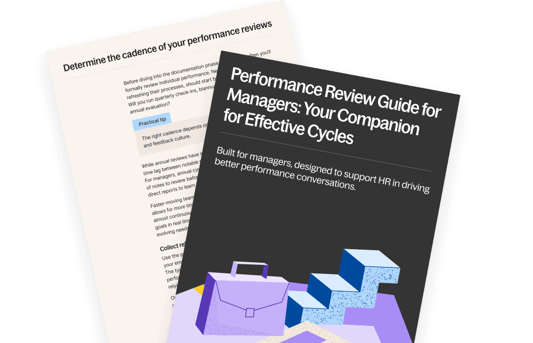Performance Review Guide for Managers hero graphic
