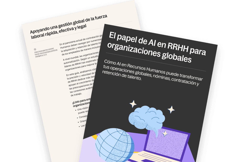 el papel de AI en RRHH para organizaciones globales