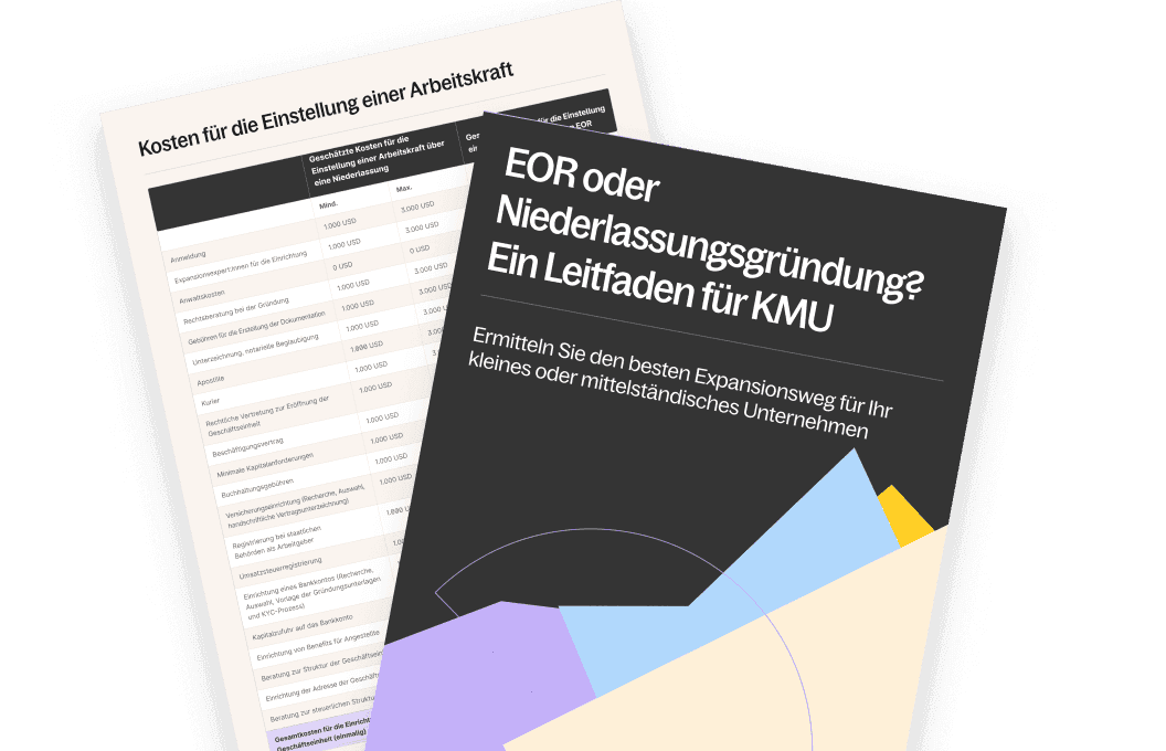 EOR oder Niederlassungsgründung? Ein Leitfaden für KMU