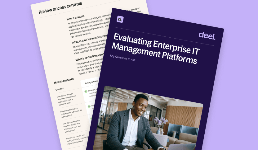 evaluating enterprise it management platforms card
