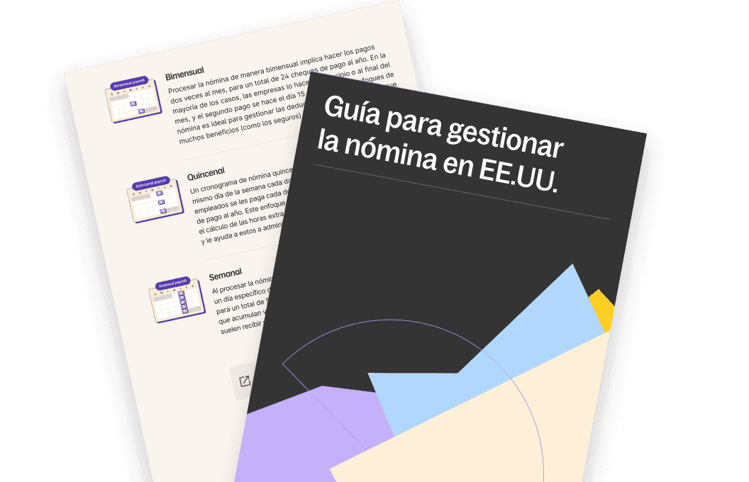 Guía para gestionar la nómina en EE.UU.