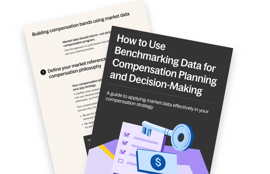 How to use benchmarking data in compensation guide–hero image
