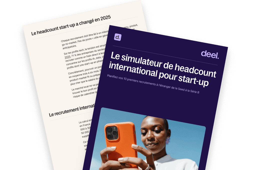 le simulateur de headcount international pour start up hero