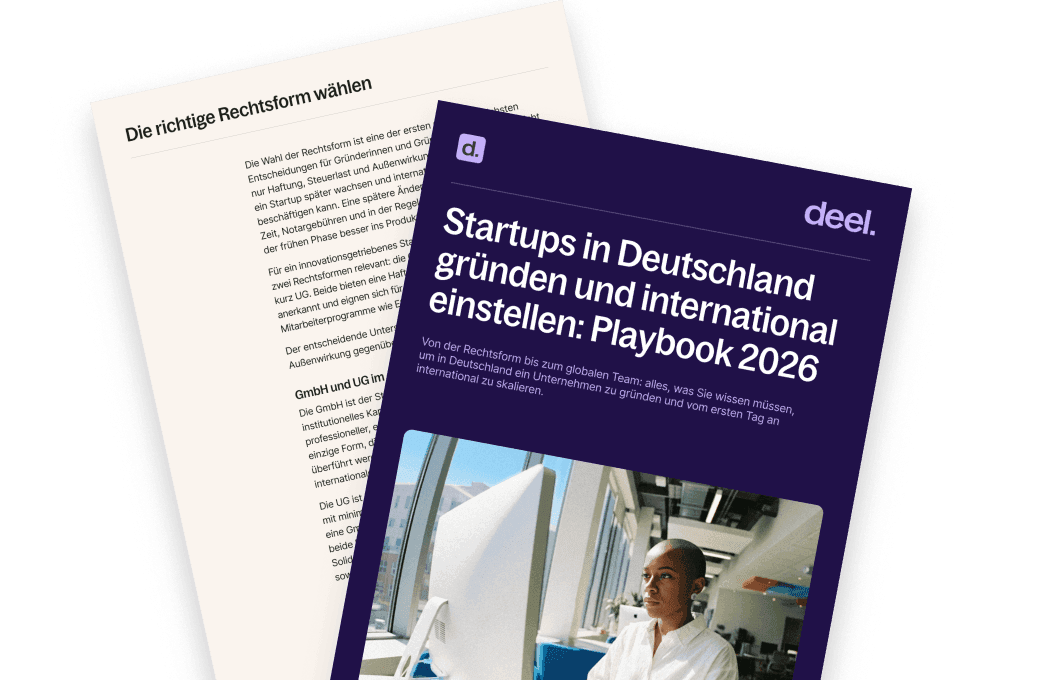 startups in deutschland grunden und international einstellen playbook 2026 hero