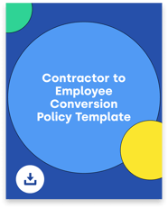 Contractor to Employee Conversion Policy Template cover