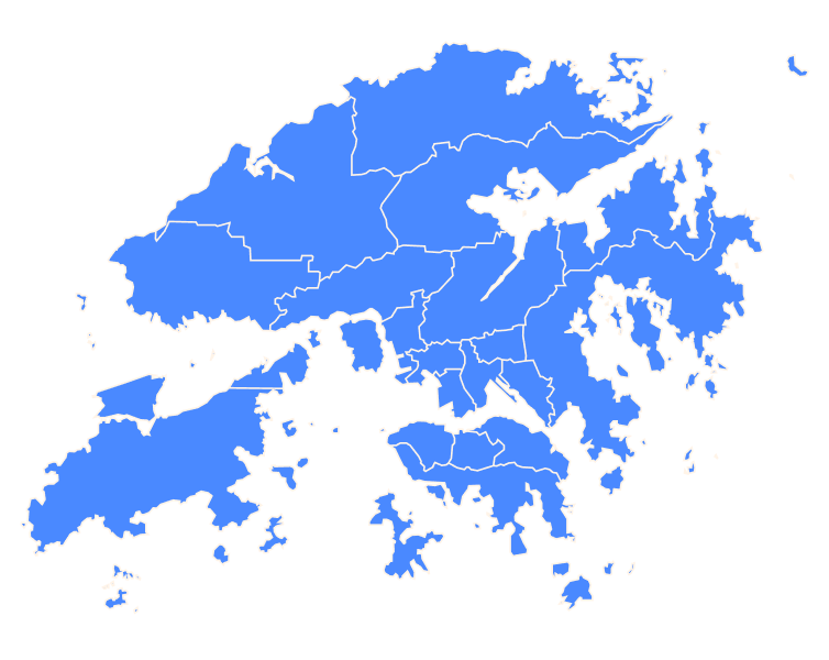 map of Hong Kong