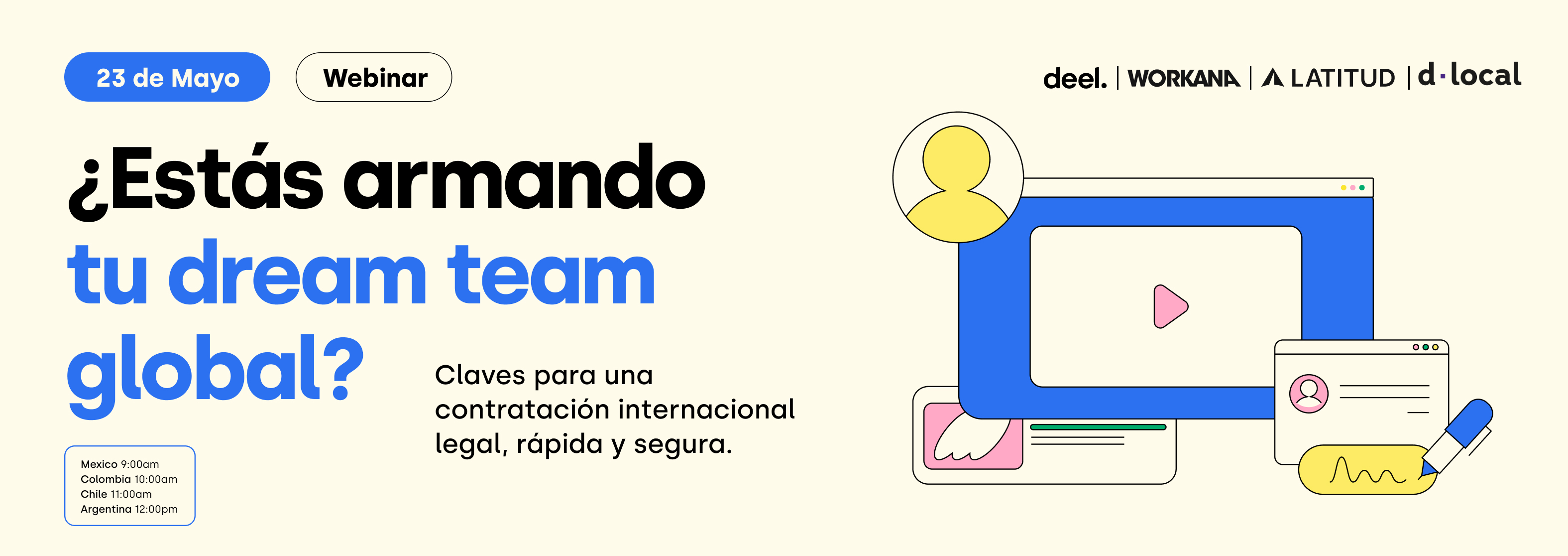 Banner Webinar Shield dream team Banner Webinar Shield dream team